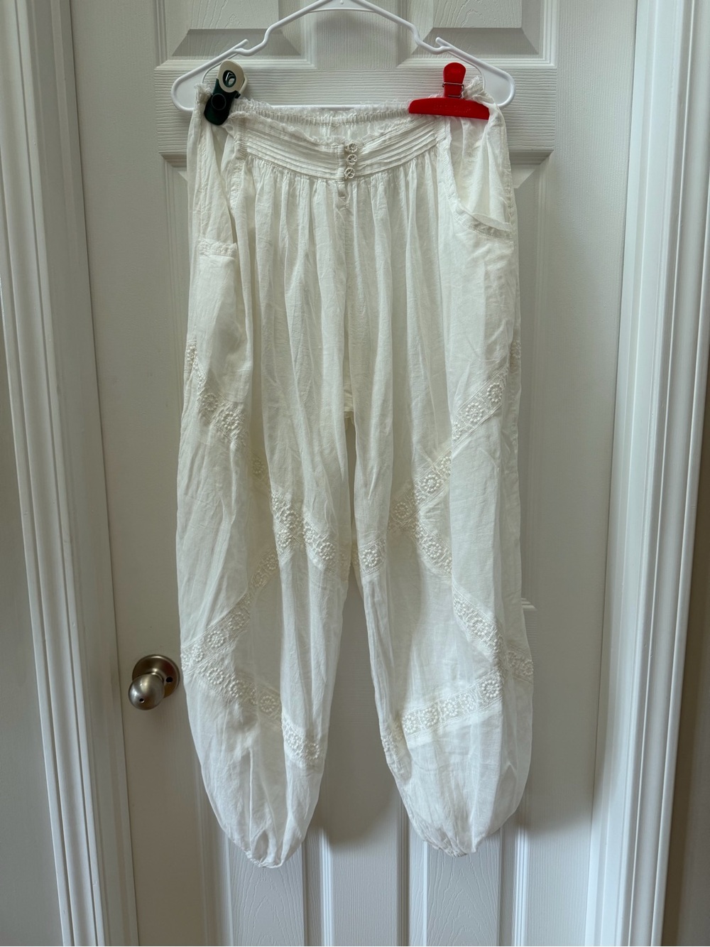 Intimately Free People Ivory Lace Boho Harem Pants M/L
